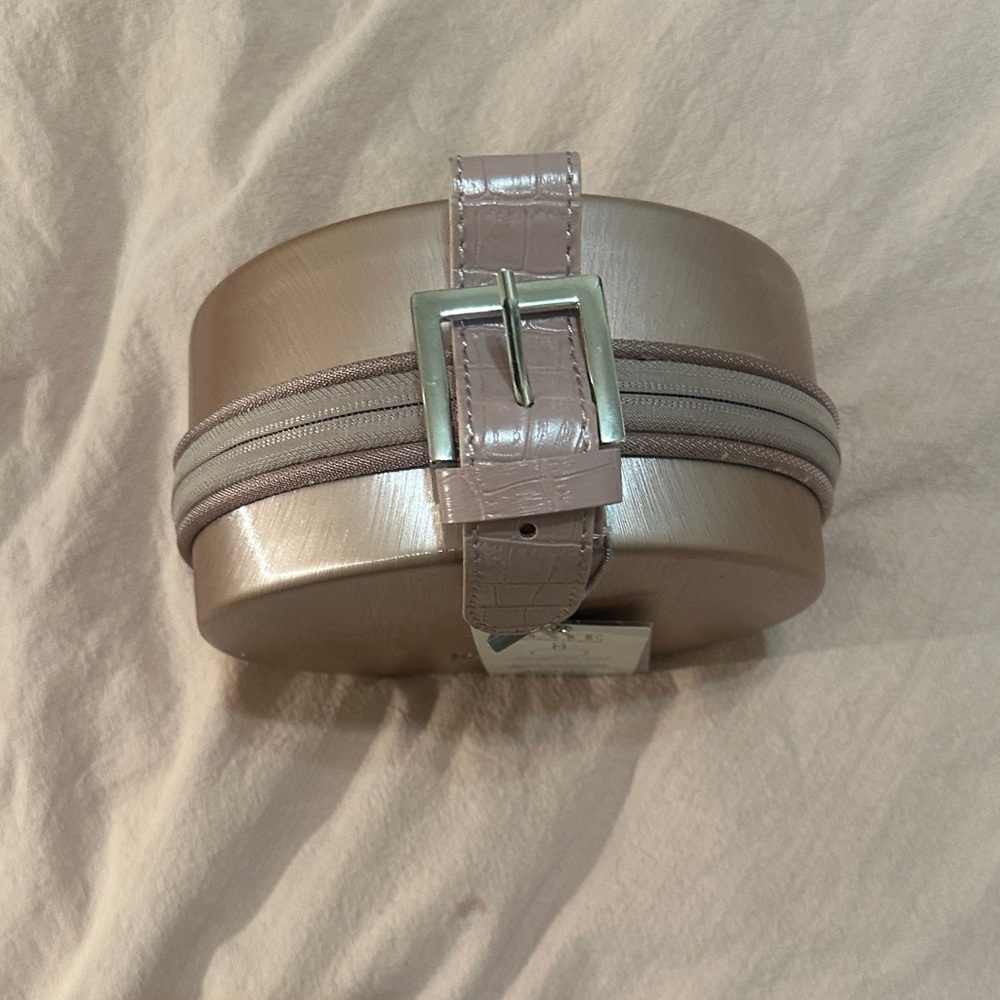 Calpak Pink Metallic Mini Hatbox Case - Picture 2 of 6